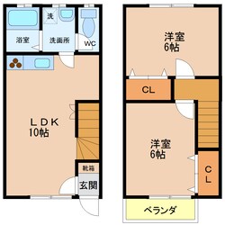 コンフォート中新町の物件間取画像